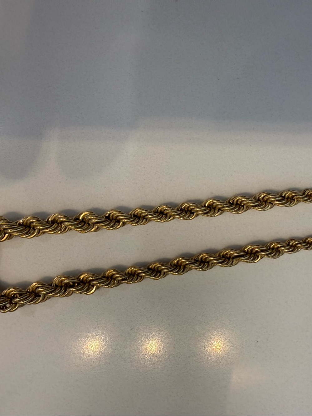 Napier Gold-Tone Twisted Rope Chain Necklace
